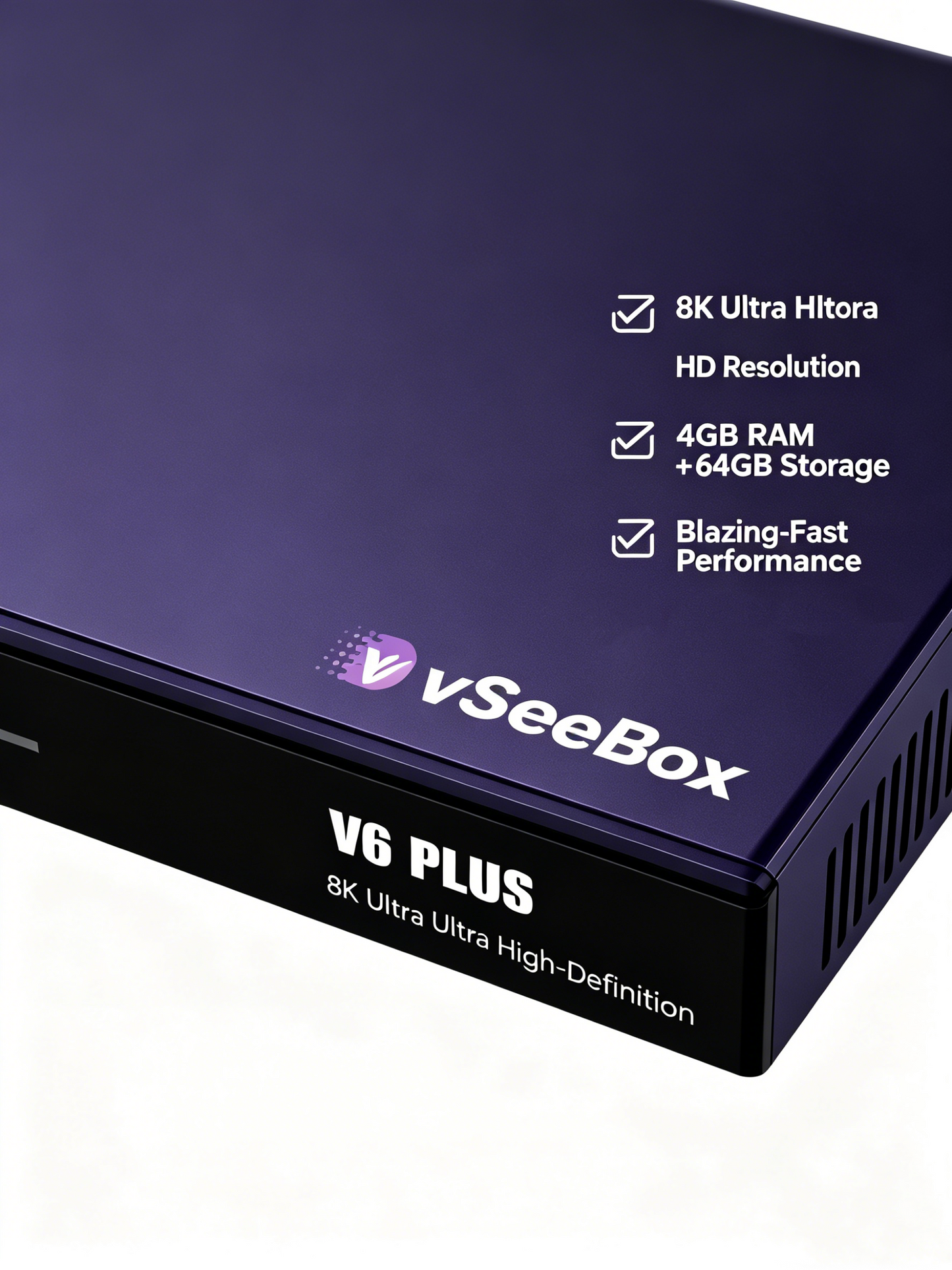 2026 New Box vSeeBox V6 PLUS 4GB+32GB 8K HD