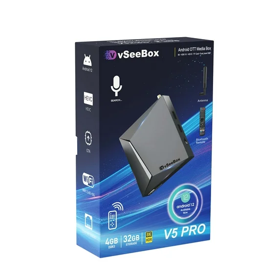 2026 New Box vSee V5 Pro 4GB+32GB 6K HD