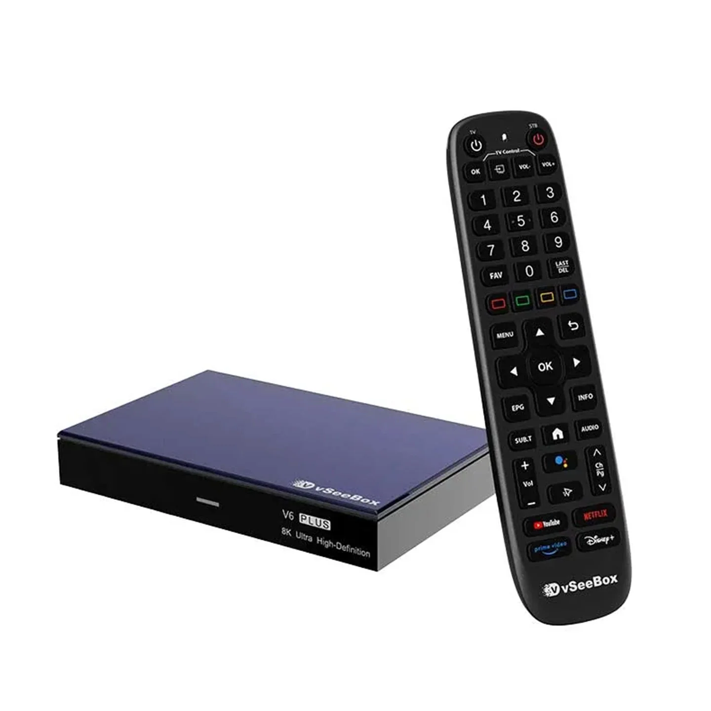 2026 New Vsee V6 Plus Smart TV Box 4GB RAM, 64GB Storage Gift Bundle Supports HD Playback