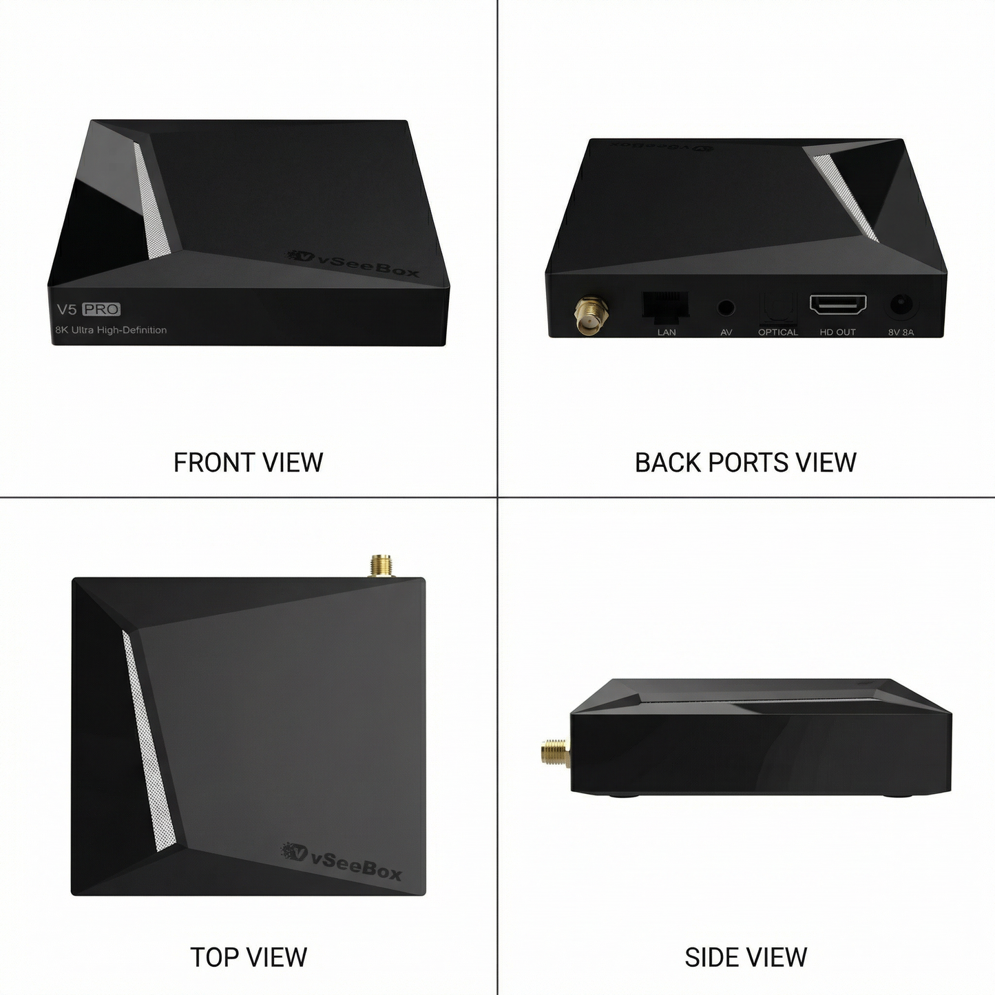 vSee Box V5 Pro 2025 Newest, 4GB RAM+32GB Storage,Parental Control